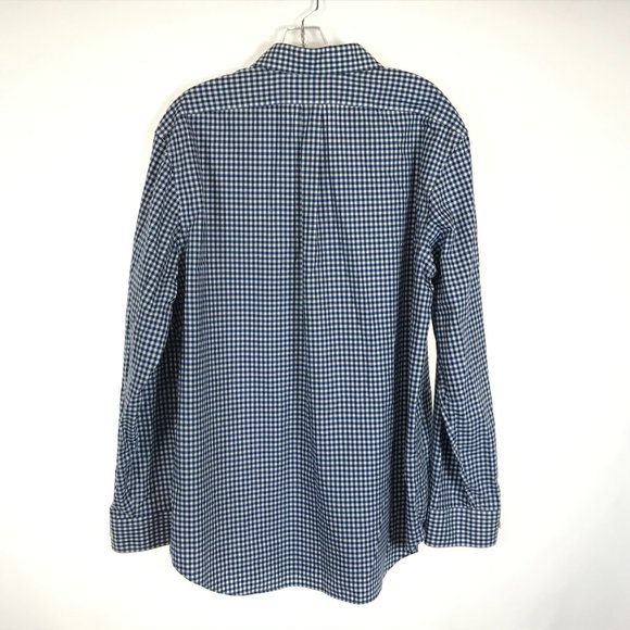 XL Banana Republic Check Stripe Button Front Shirt - Picture 3 of 3